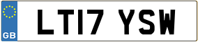 Truck License Plate